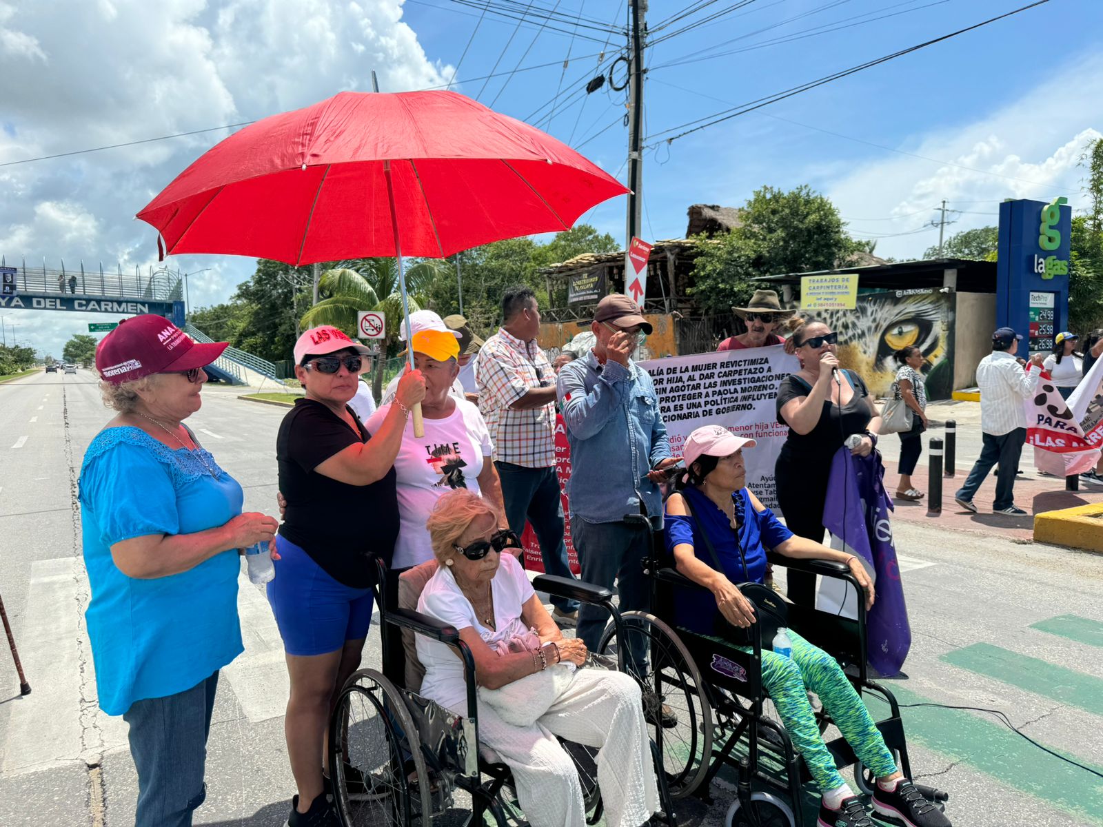 Protesta Playa del Carmen Liberen Emiliano Ramos