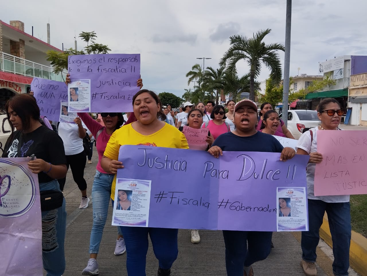 Protesta por feminicidio Chetumal Dulce Yareli Flores