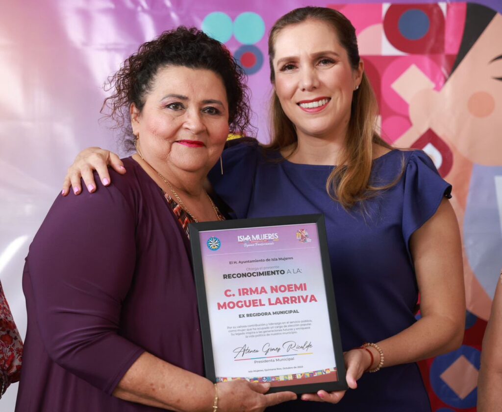 Atenea Gómez e Irma Moguel