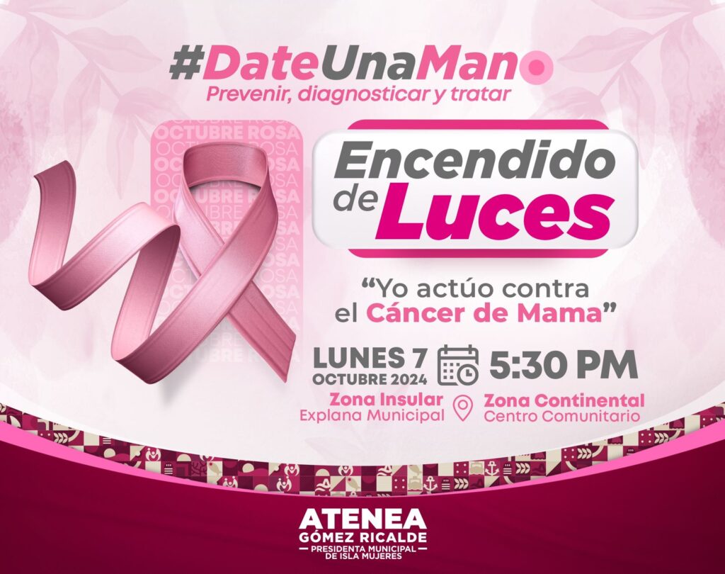 Luces Rosas cancer de mama