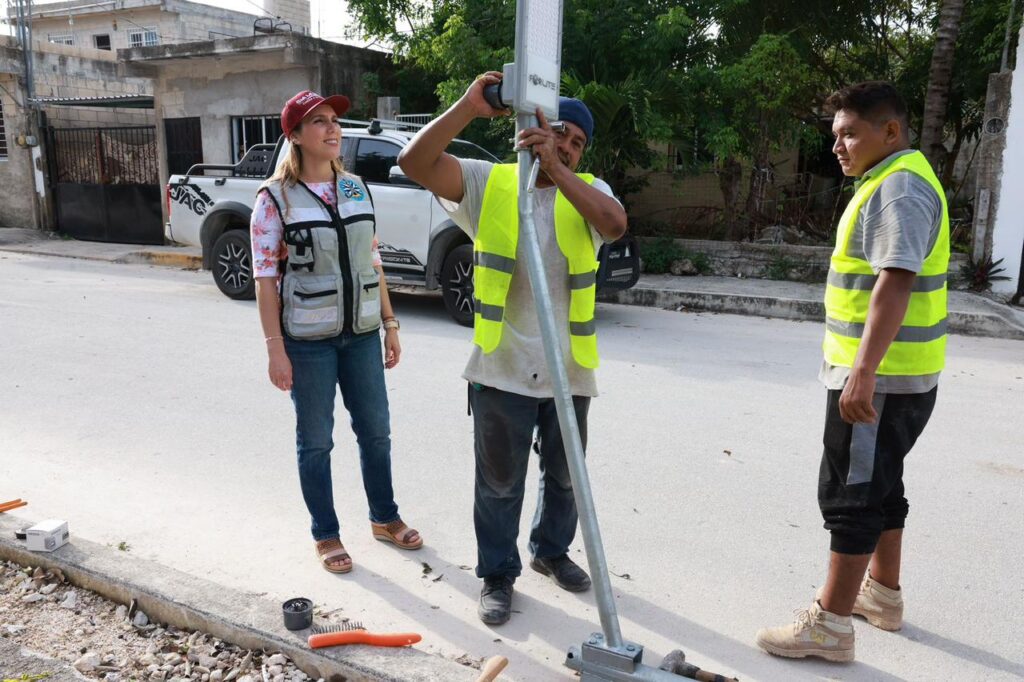 Obra pública en Isla Mujeres