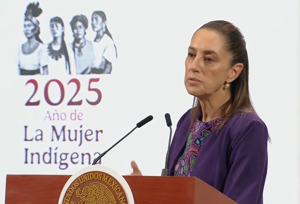 la presidenta Claudia Sheinbaum